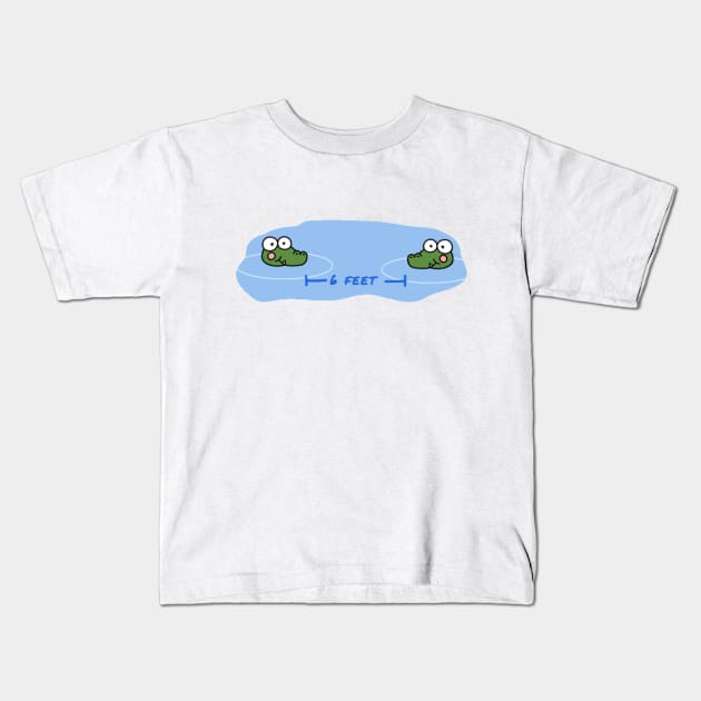 6 feet Crocodile Kids T-Shirt by VinyLab